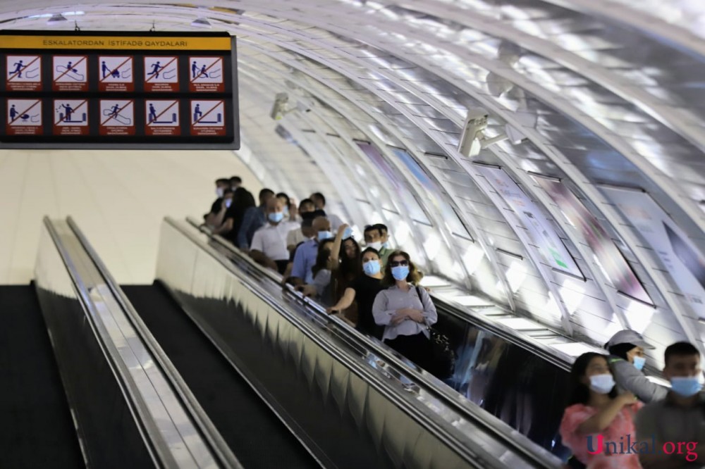 Uzun fasilədən sonra Bakı metrosu - FOTOLAR